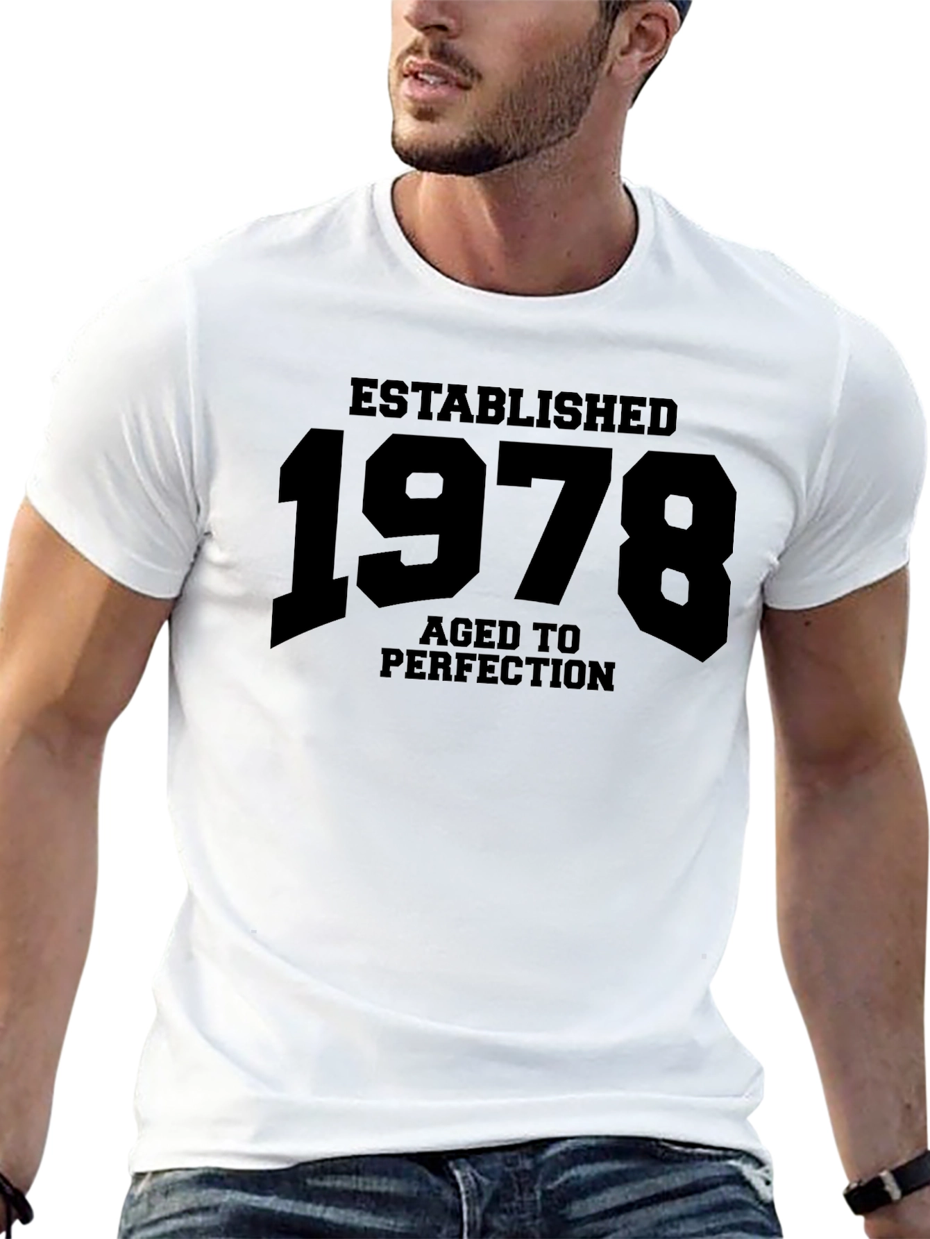 Established 1978 Aged to Perfection Black T-Shirt