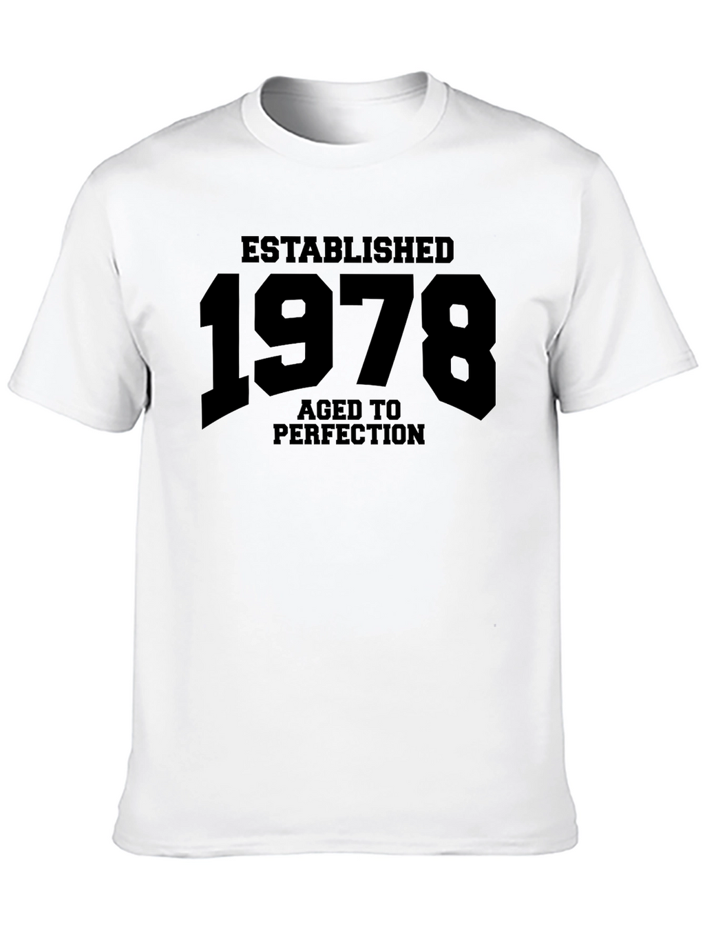 Established 1978 Aged to Perfection Black T-Shirt