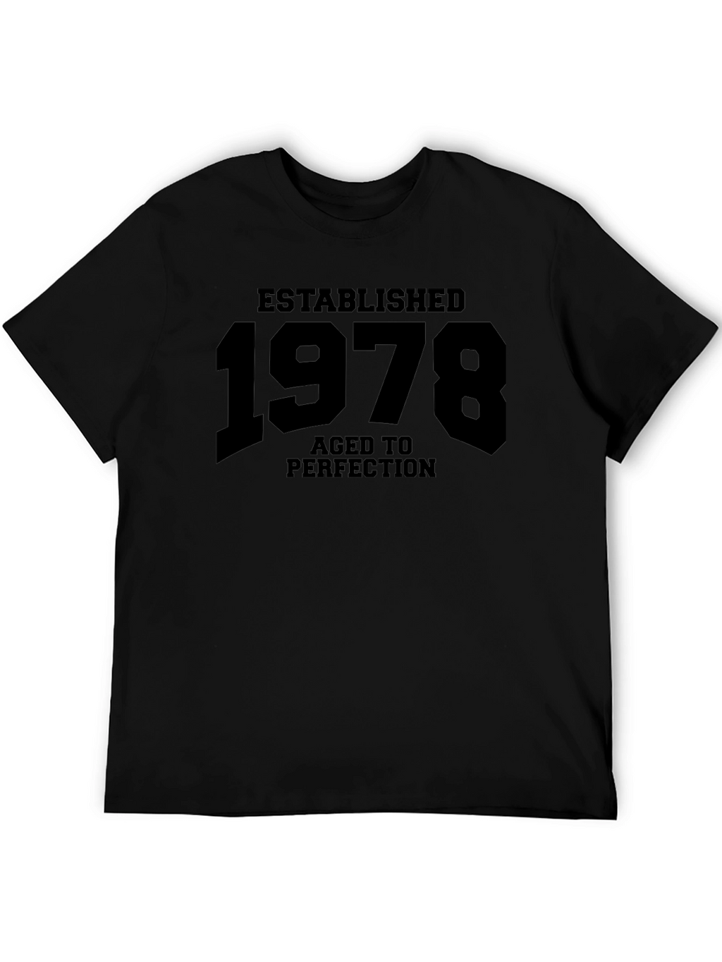 Established 1978 Aged to Perfection Black T-Shirt