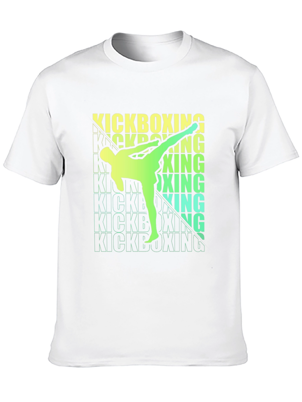 Kickboxing Graphic Tee - Sporty Black T-Shirt