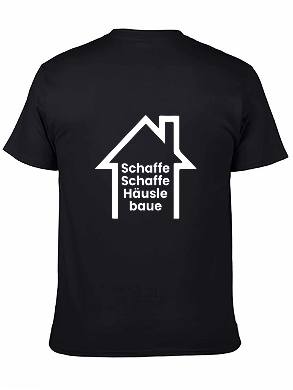 Schaft House Graphic T-Shirt - Black Cotton Tee