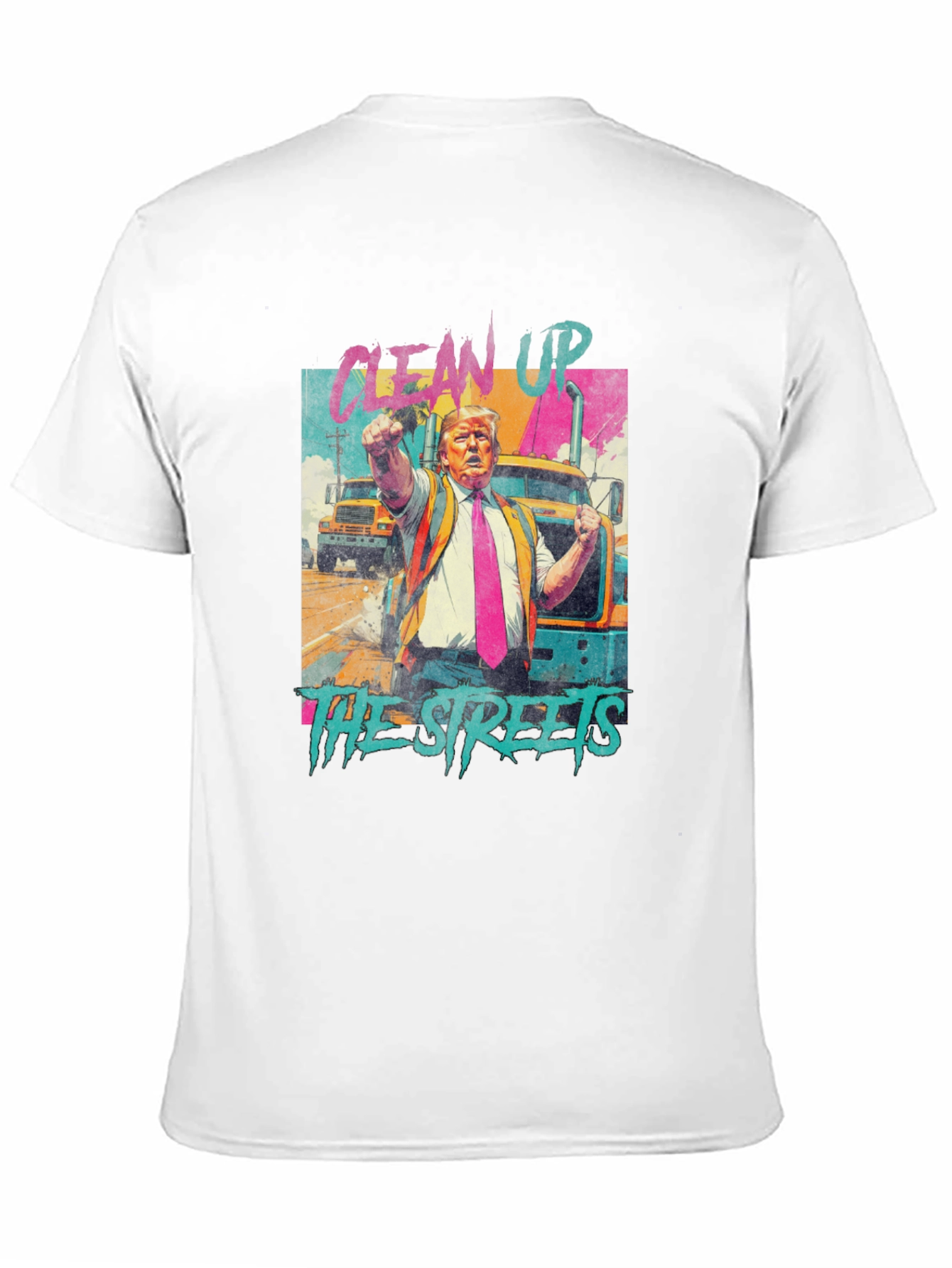 Clean Up The Streets Graphic T-Shirt