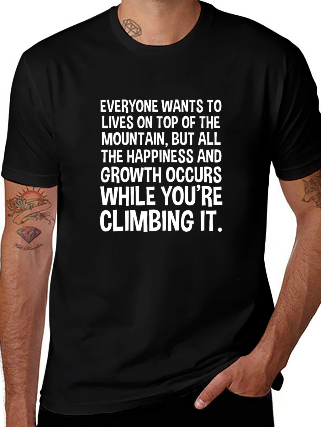 Motivational Mountain Climb T-Shirt