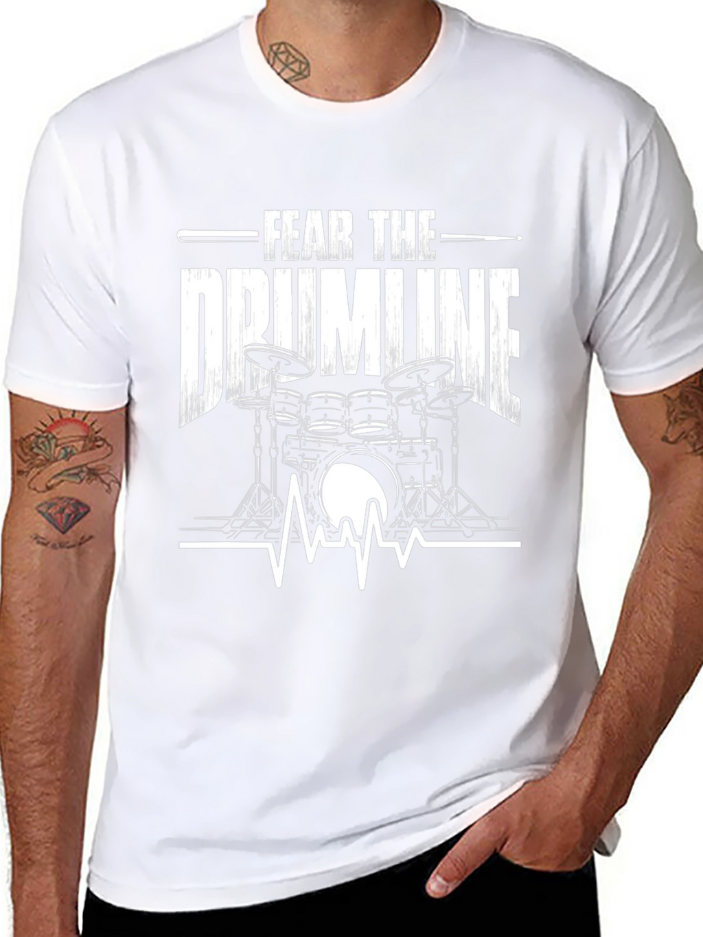 Fear the Drumline Black T-Shirt