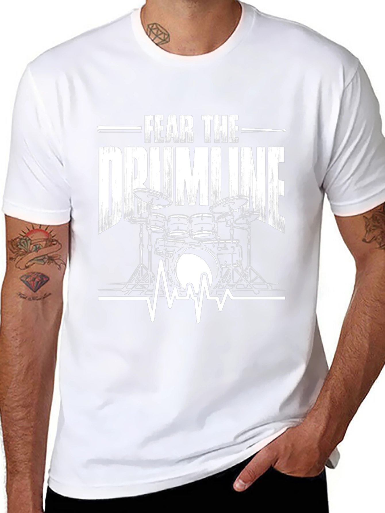 Fear the Drumline Black T-Shirt