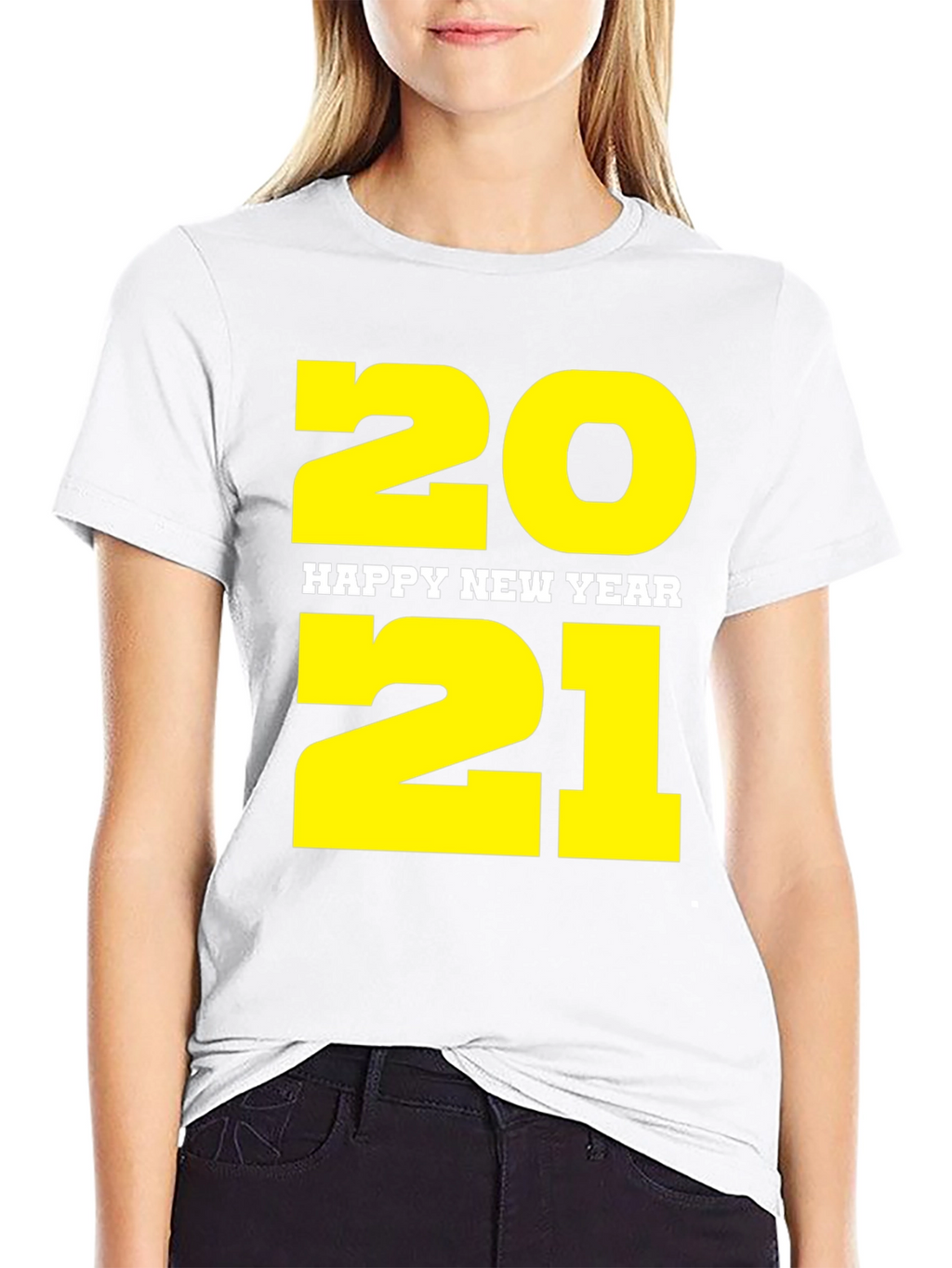 Happy New Year 2021 Black T-Shirt