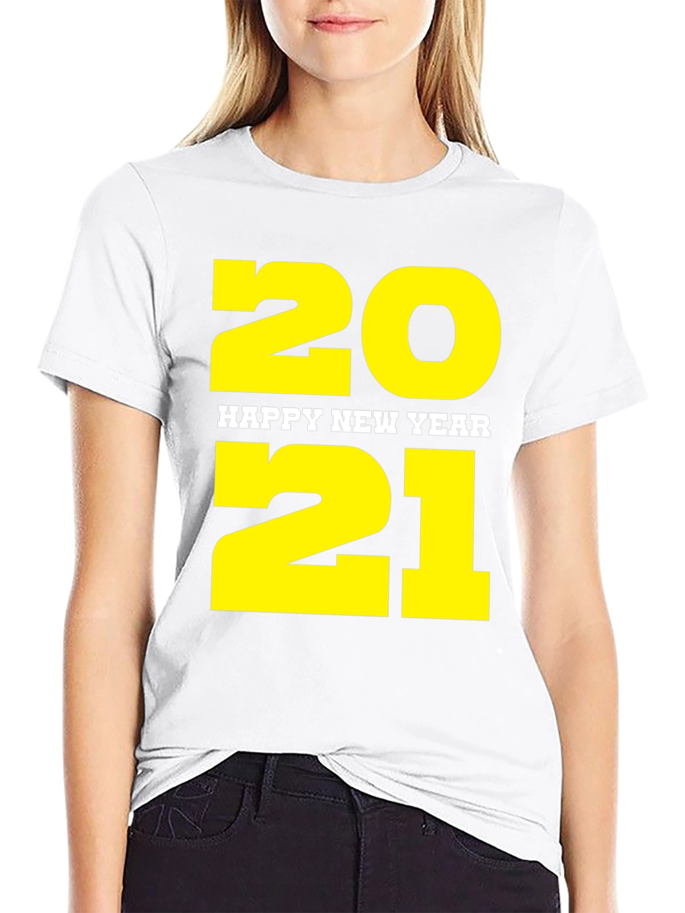 Happy New Year 2021 Black T-Shirt