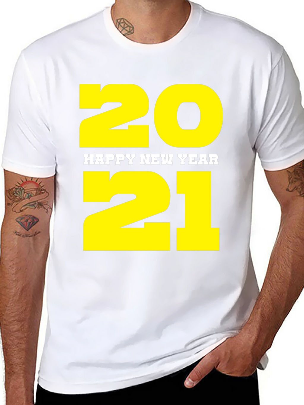 Happy New Year 2021 Black T-Shirt