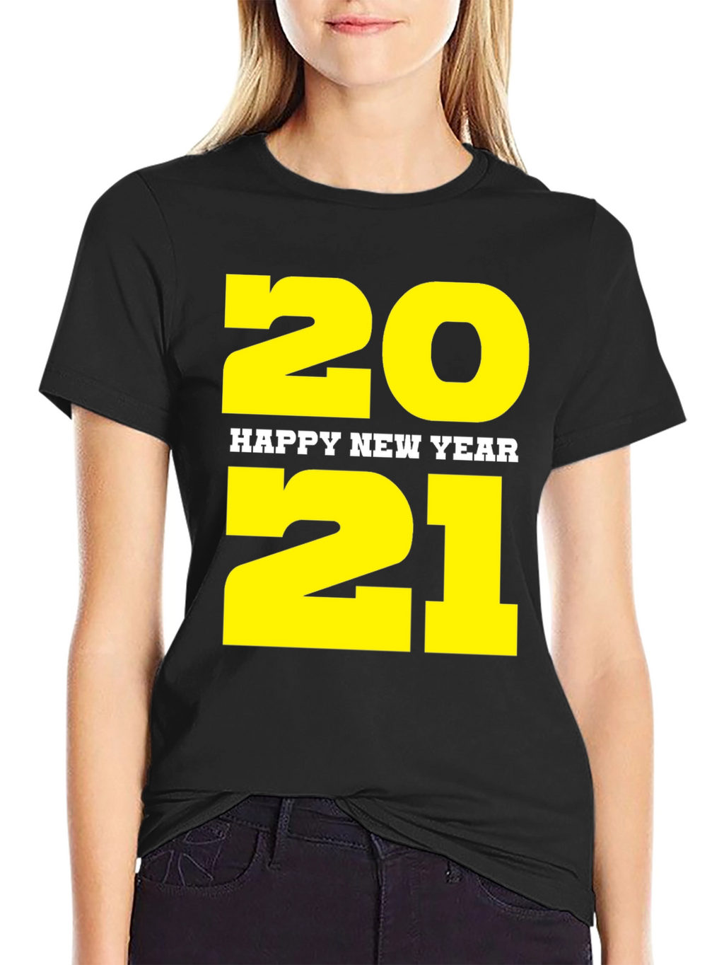 Happy New Year 2021 Black T-Shirt