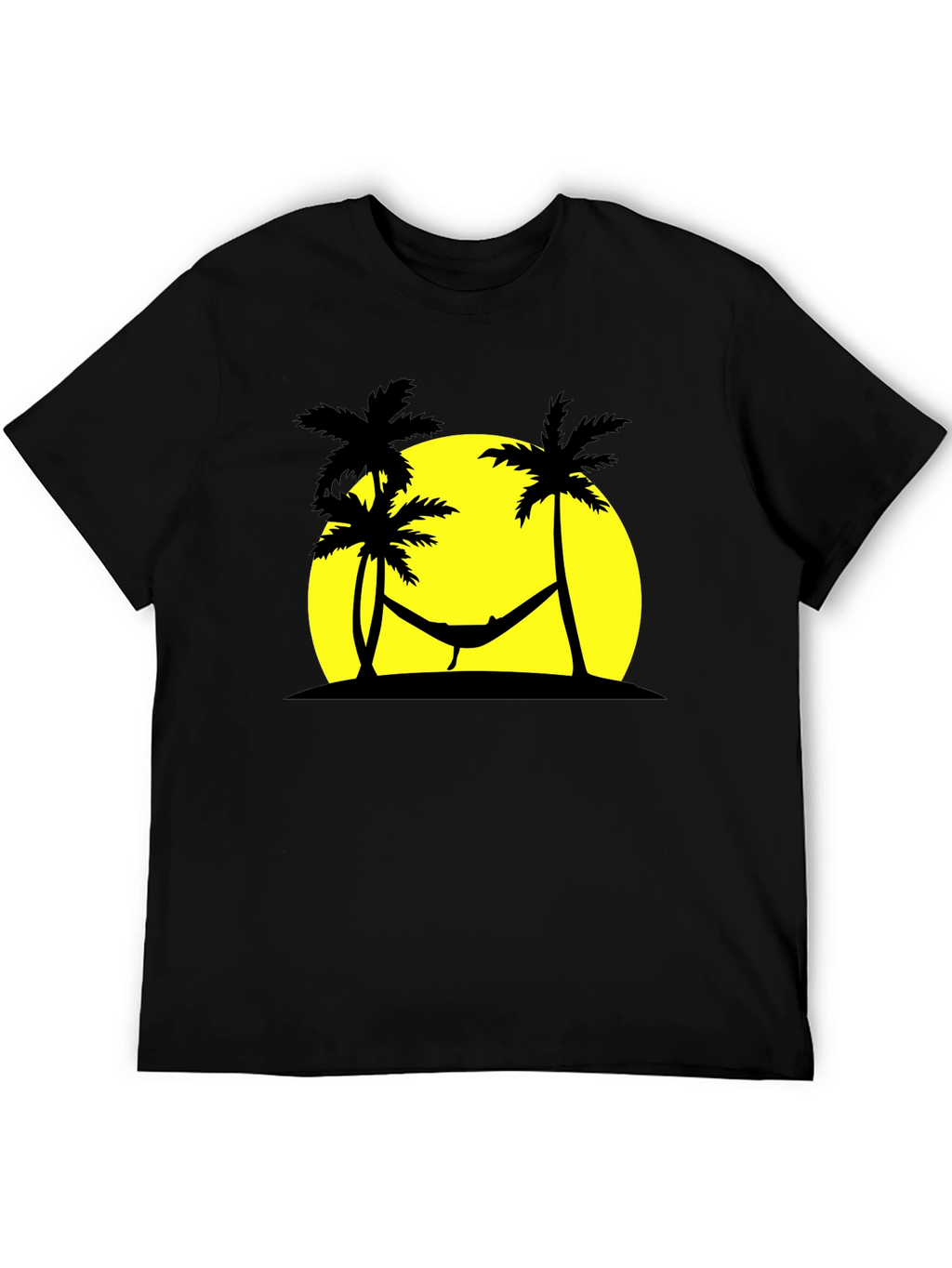 Tropical Hammock Black T-Shirt