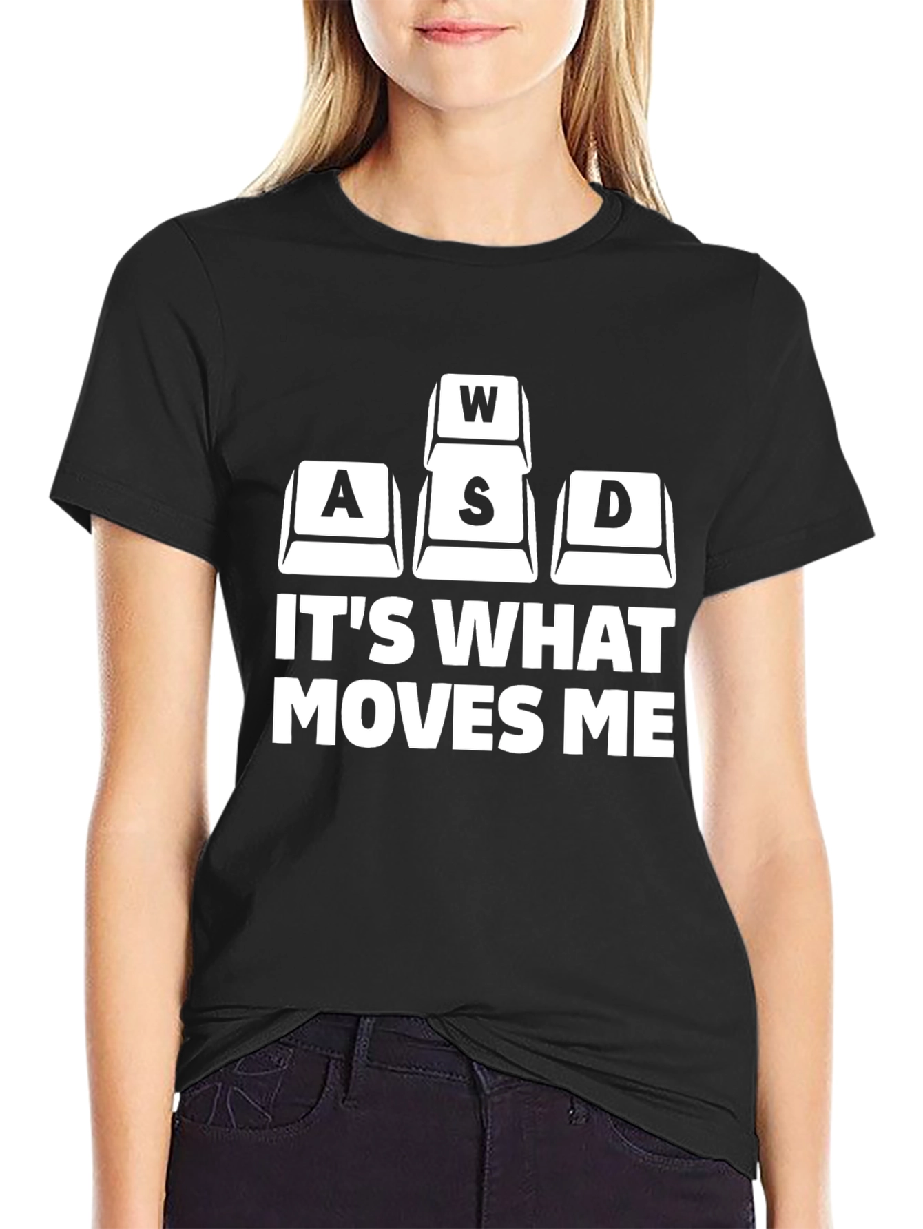 Gamer T-Shirt - WASD Keys - Its What Moves Me