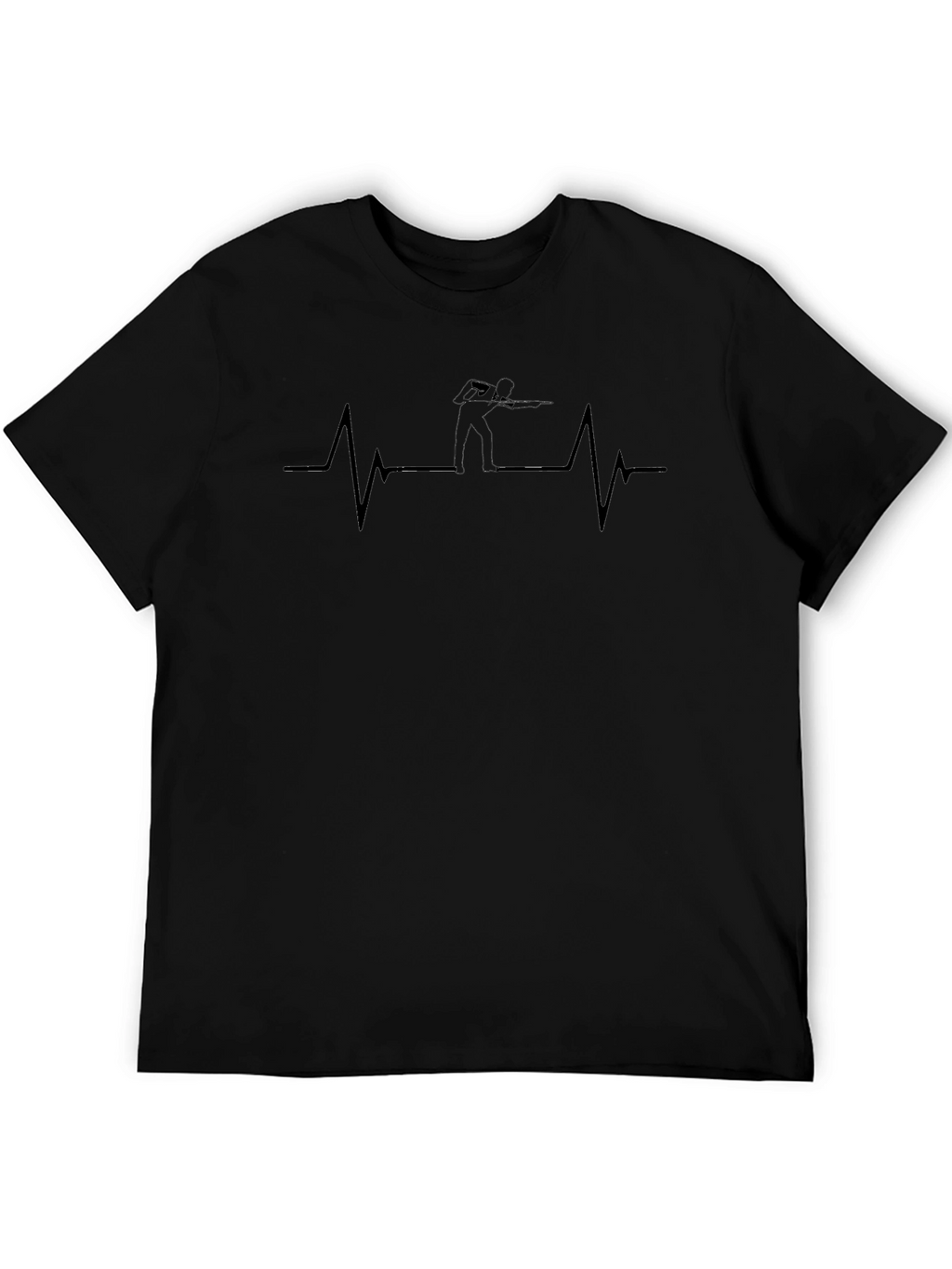 Heartbeat Golf T-Shirt - Golfers Pulse Tee