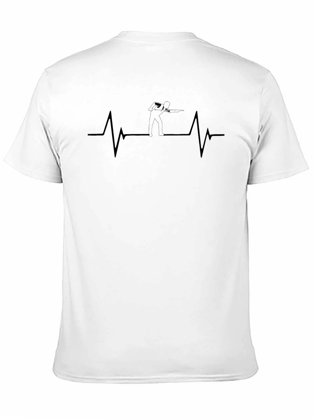 Heartbeat Golf T-Shirt - Golfers Pulse Tee