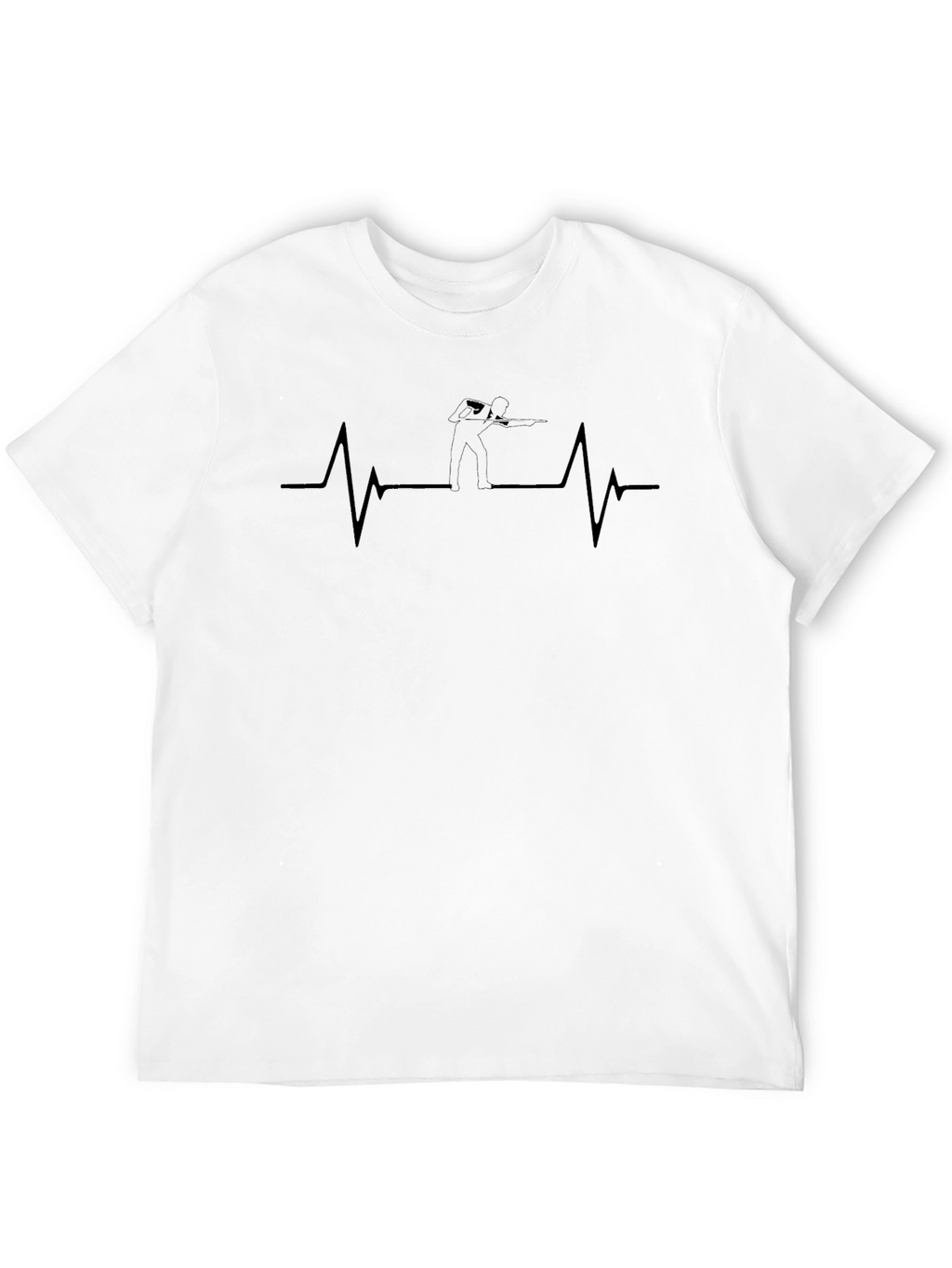 Heartbeat Golf T-Shirt - Golfers Pulse Tee