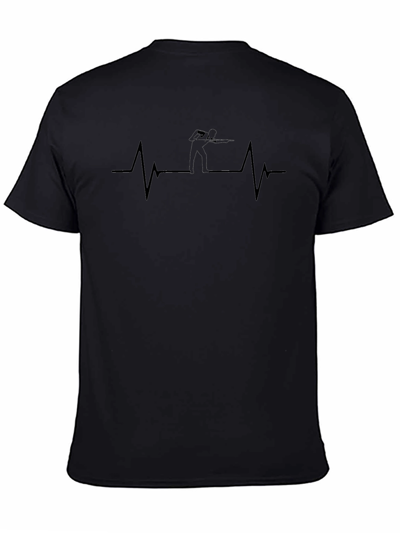 Heartbeat Golf T-Shirt - Golfers Pulse Tee