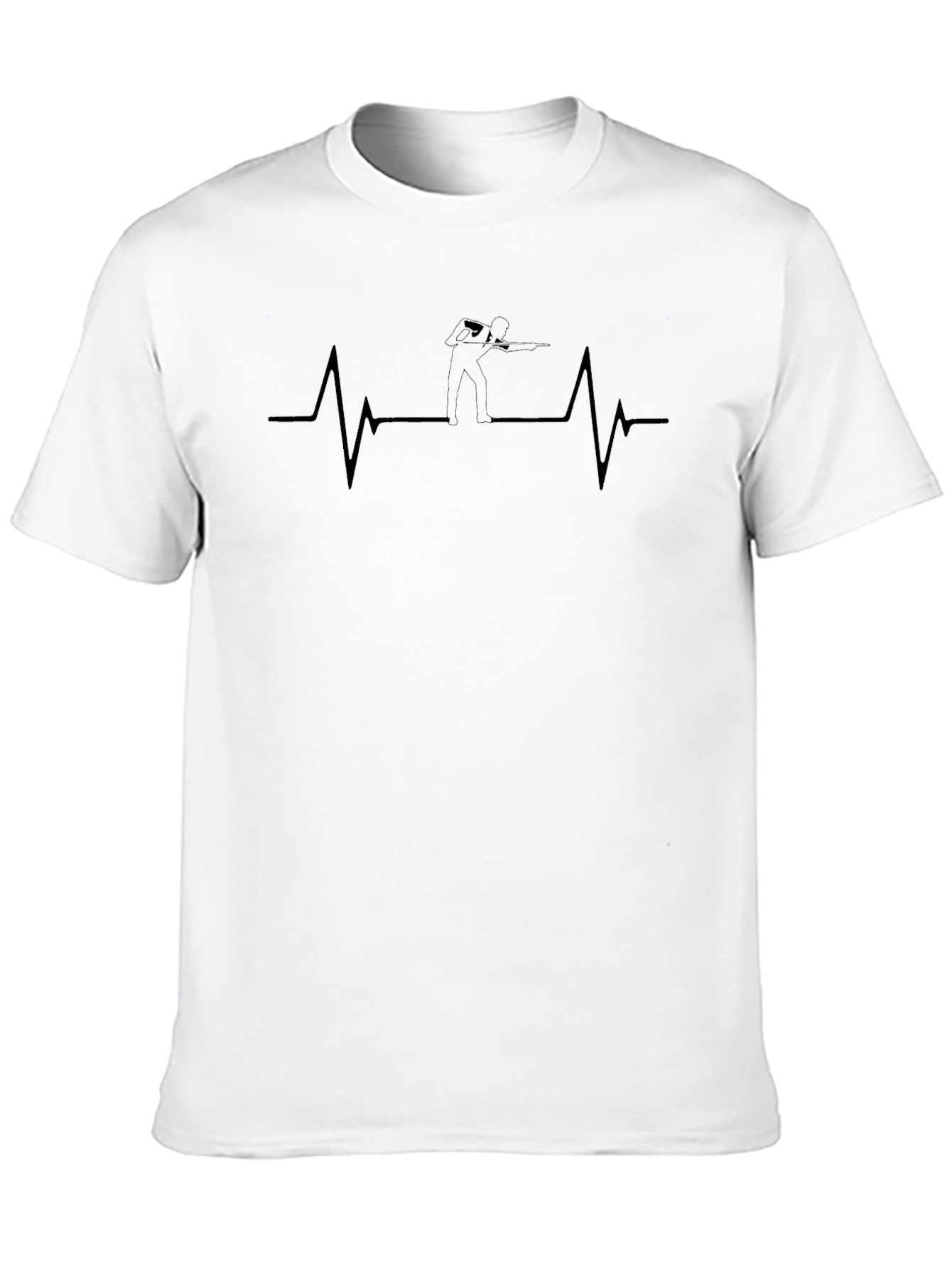 Heartbeat Golf T-Shirt - Golfers Pulse Tee