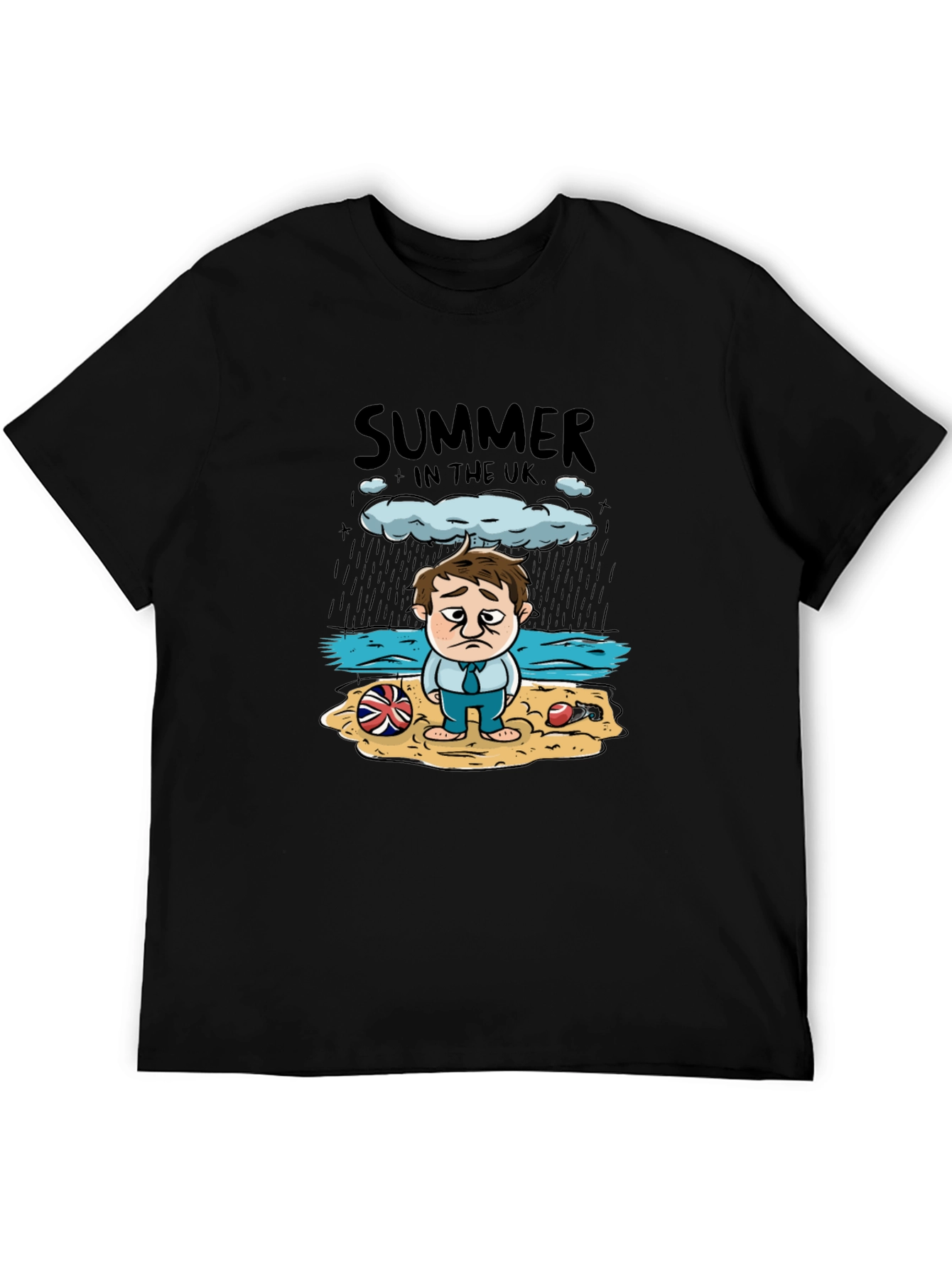 Summer in the UK Funny Graphic T-Shirt