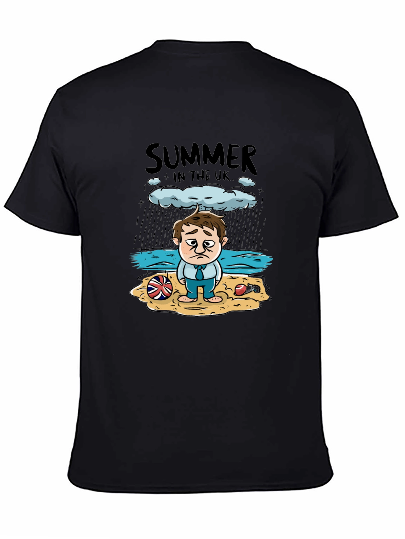 Summer in the UK Funny Graphic T-Shirt