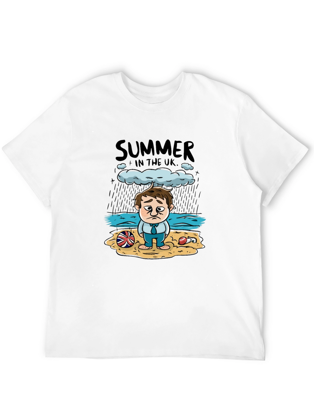 Summer in the UK Funny Graphic T-Shirt