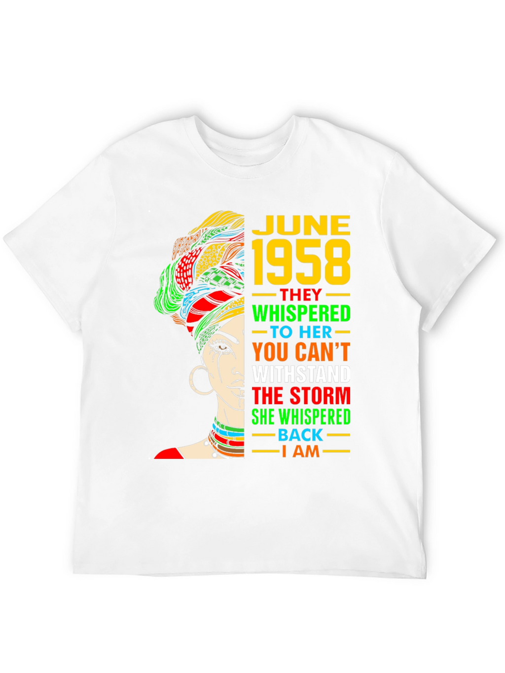 June 1958 Queen Black T-Shirt