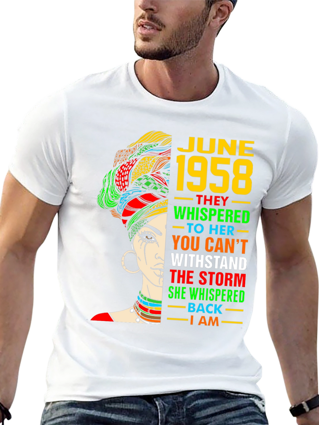 June 1958 Queen Black T-Shirt