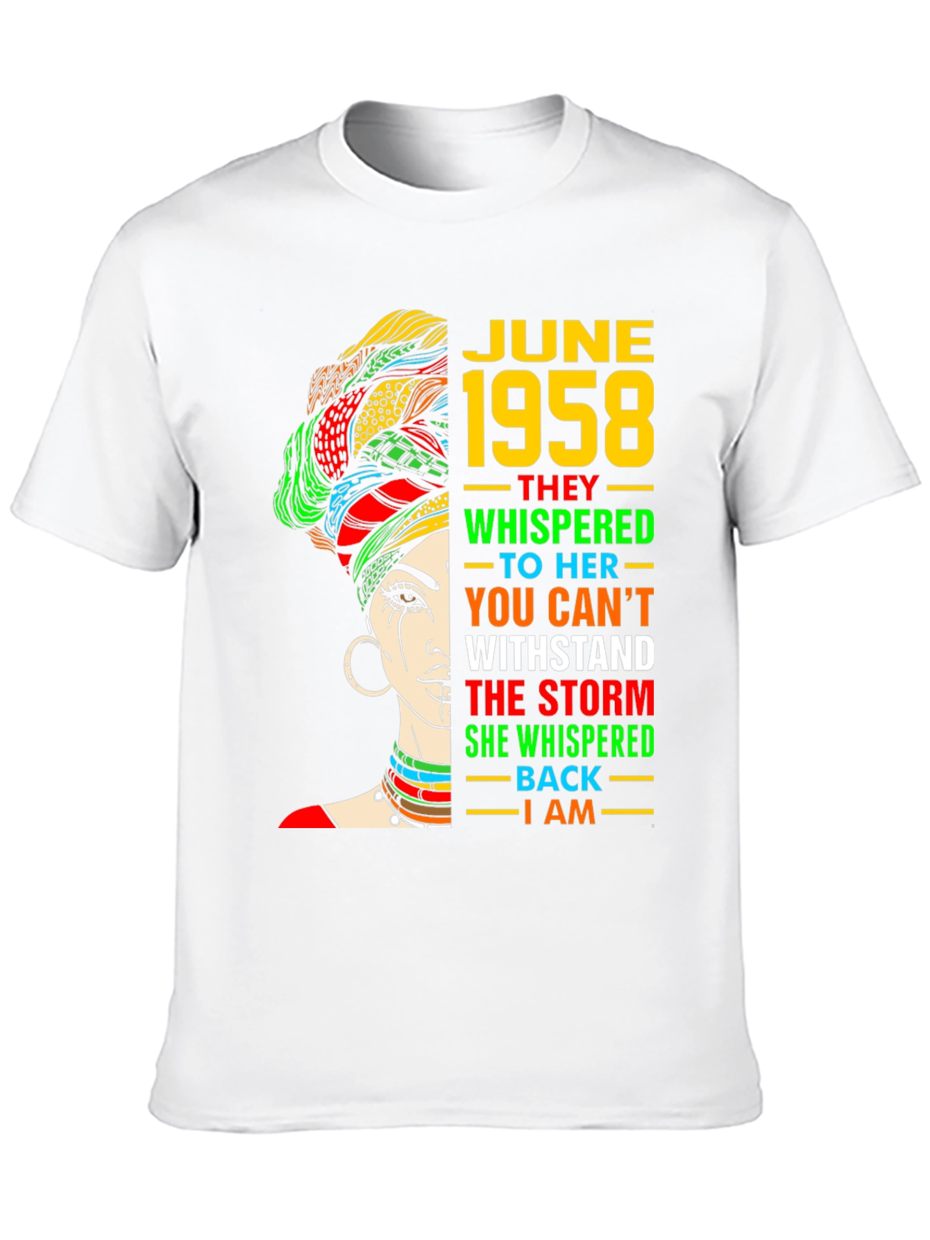 June 1958 Queen Black T-Shirt