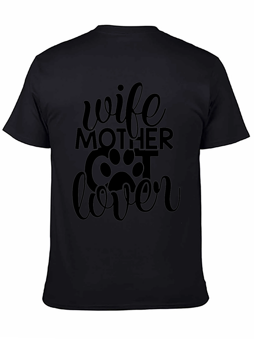 Wife Mother Cat Lover Graphic T-Shirt
