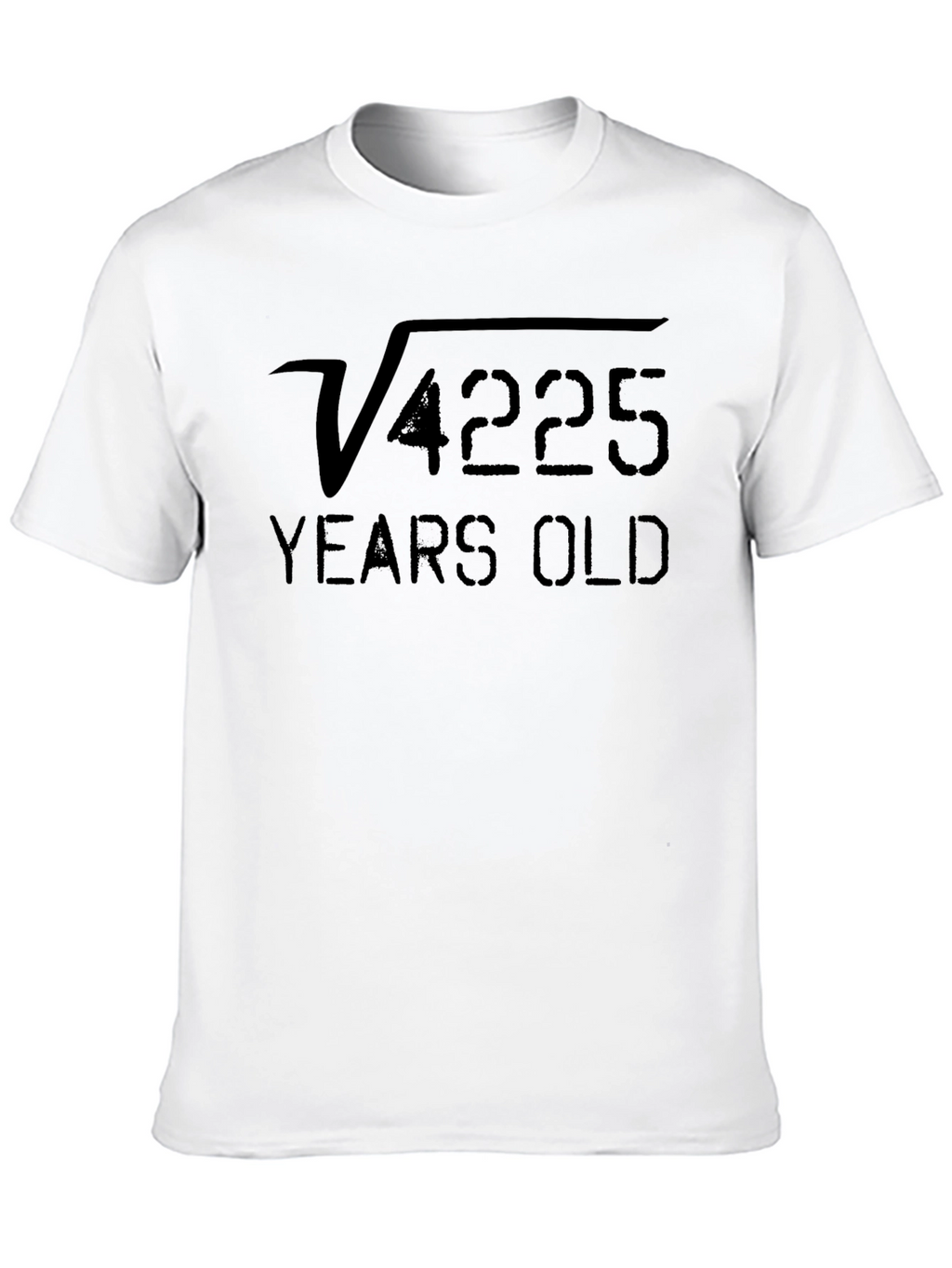 Funny 65th Birthday Math Root T-Shirt