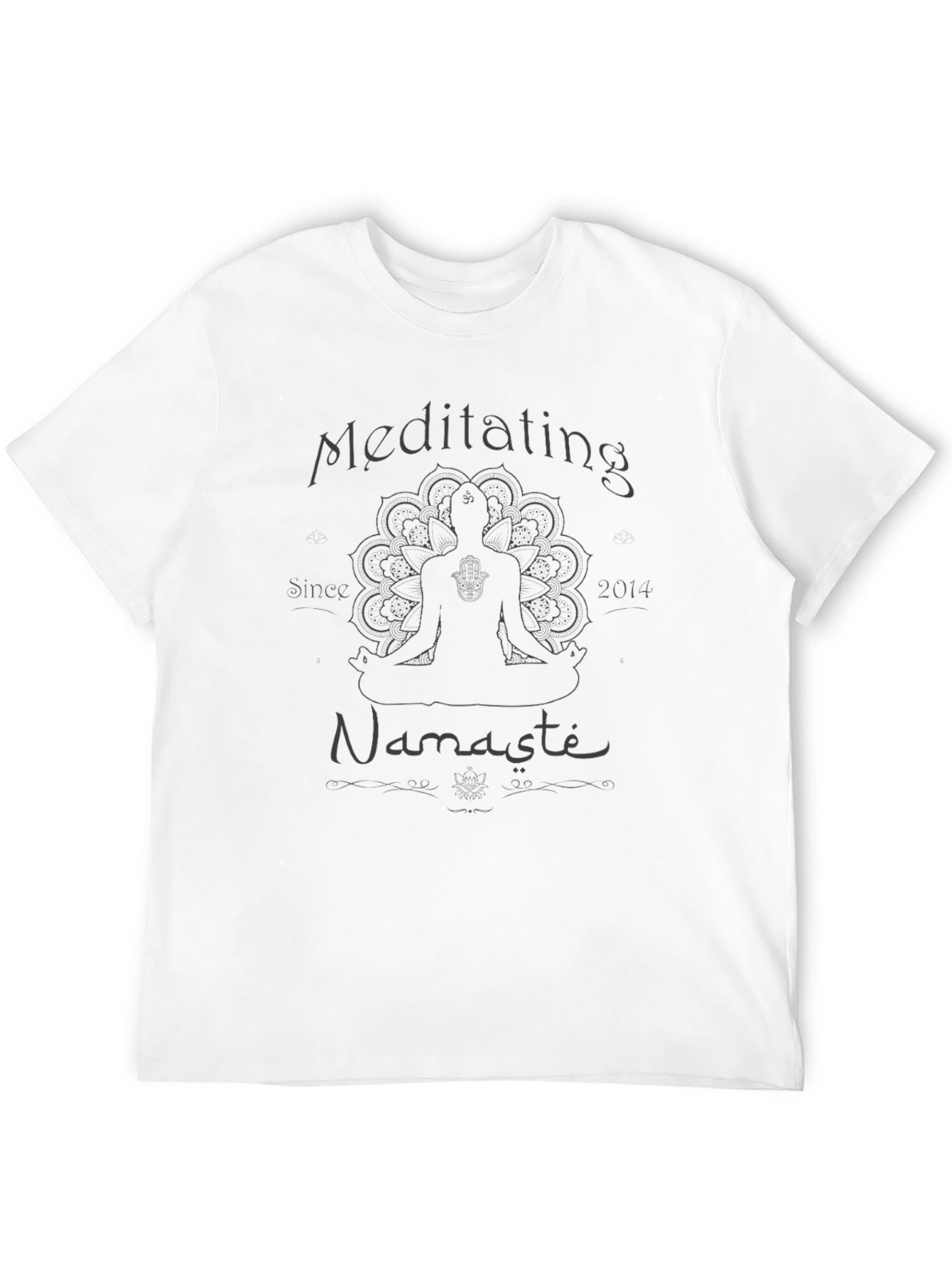 Meditating Namaste Tee - Yoga Inspired Design