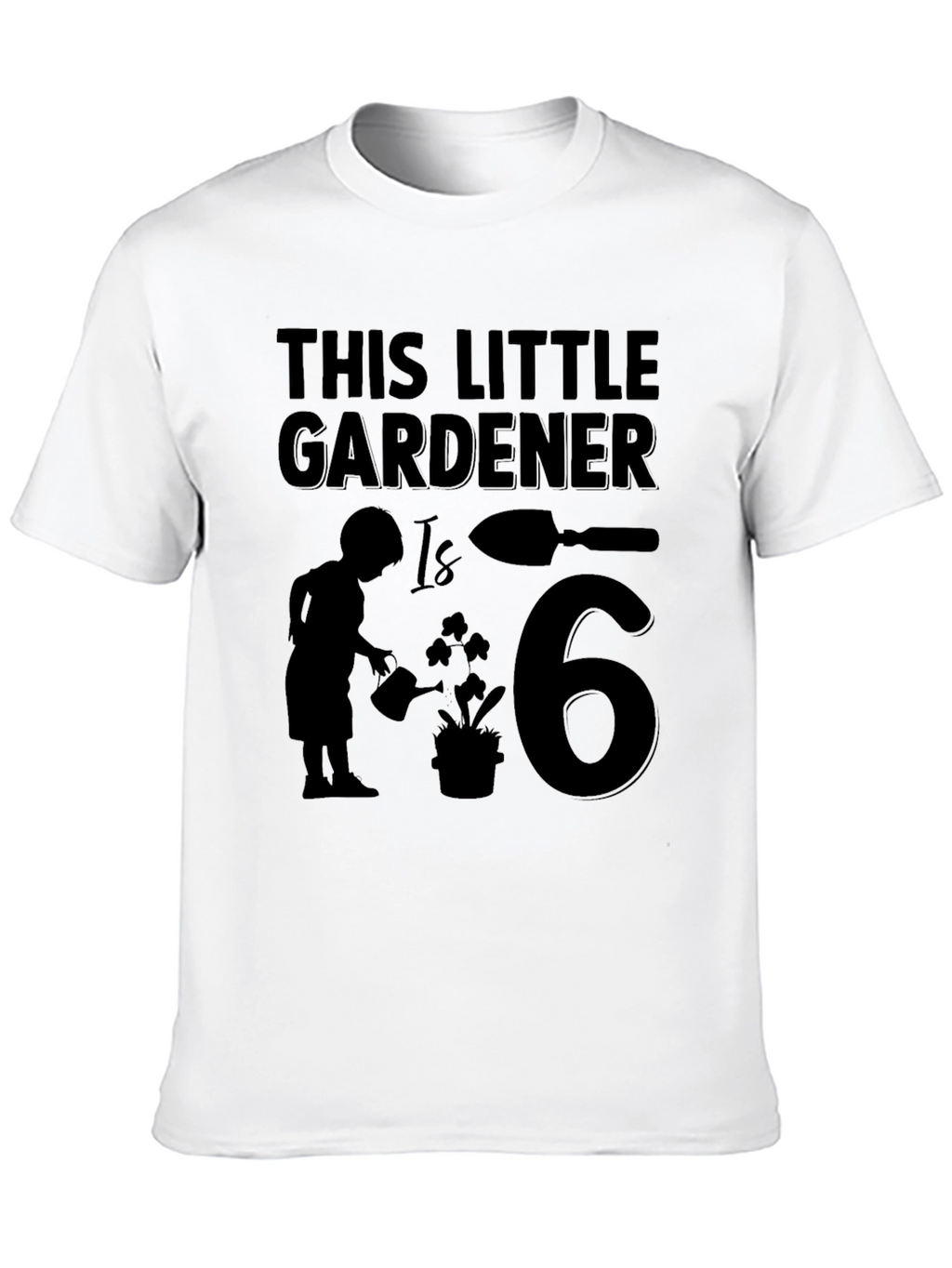 Little Gardener 6th Birthday T-Shirt
