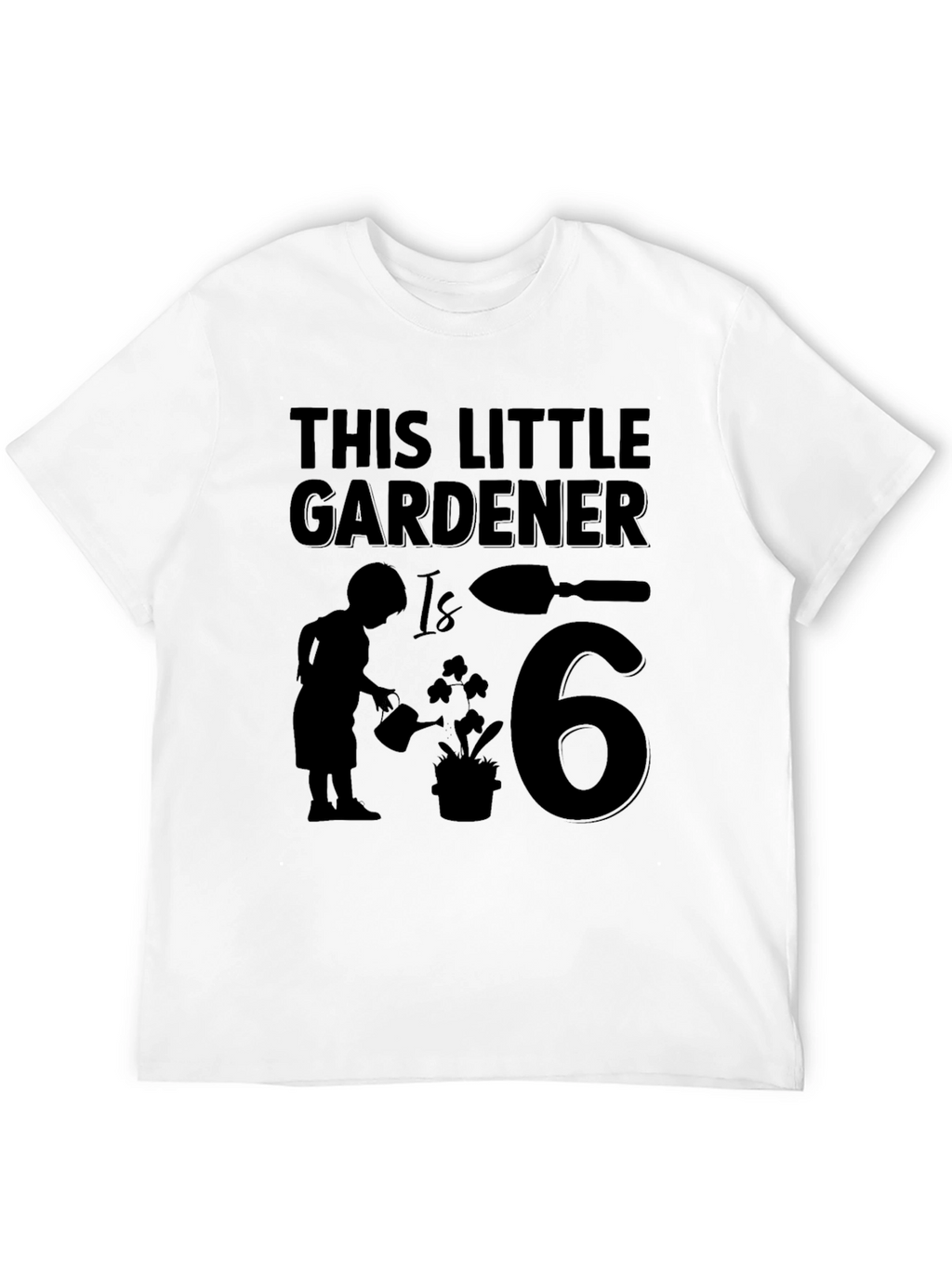 Little Gardener 6th Birthday T-Shirt