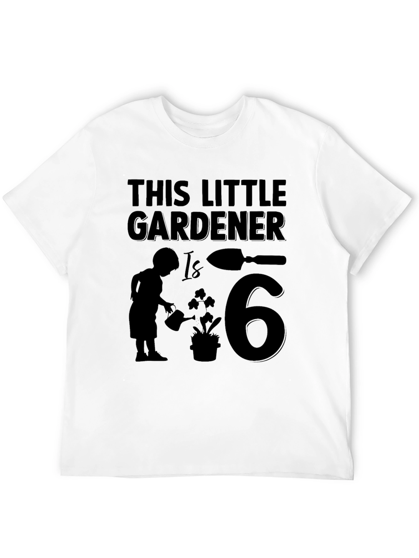 Little Gardener 6th Birthday T-Shirt