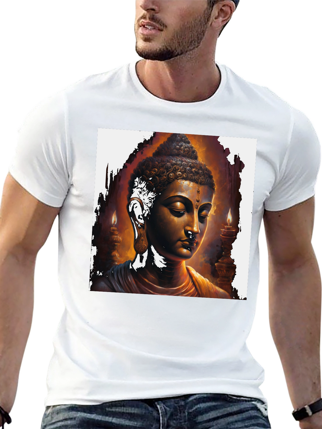 Buddha Graphic Tee - Spiritual Art T-Shirt
