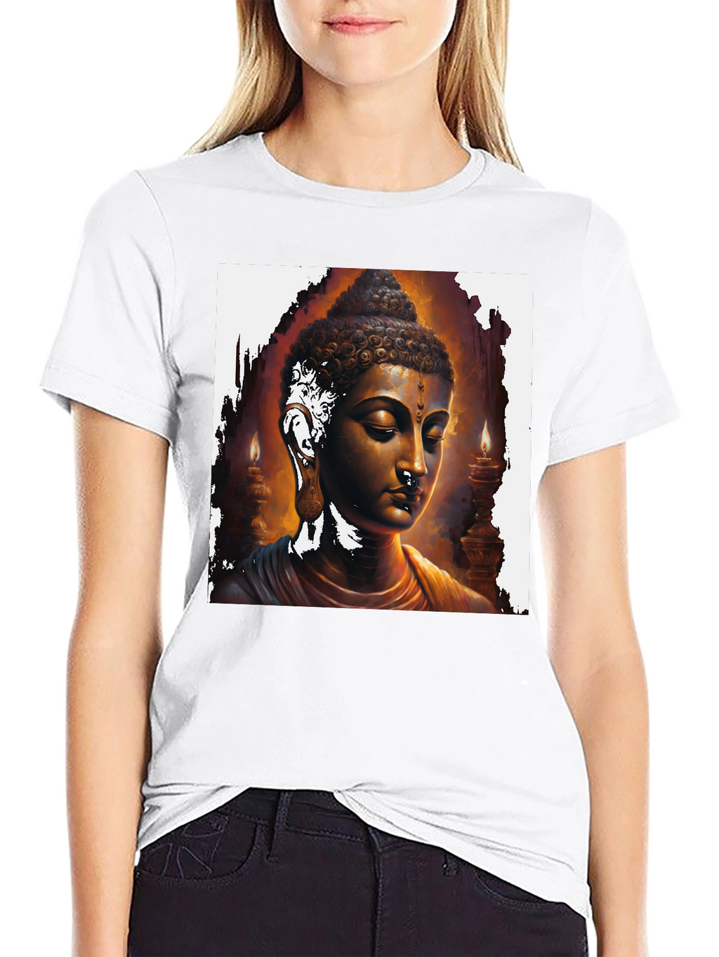 Buddha Graphic Tee - Spiritual Art T-Shirt