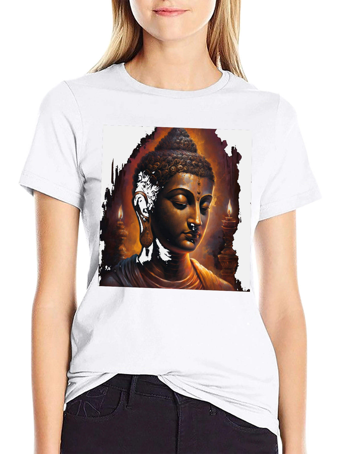 Buddha Graphic Tee - Spiritual Art T-Shirt