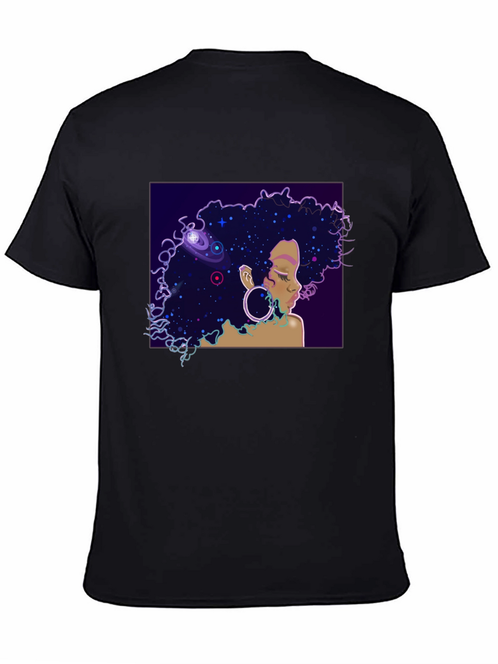 Cosmic Queen Black T-Shirt