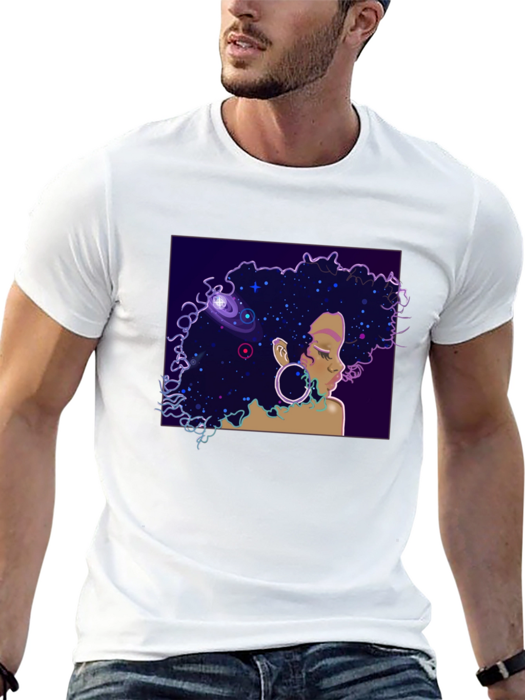 Cosmic Queen Black T-Shirt