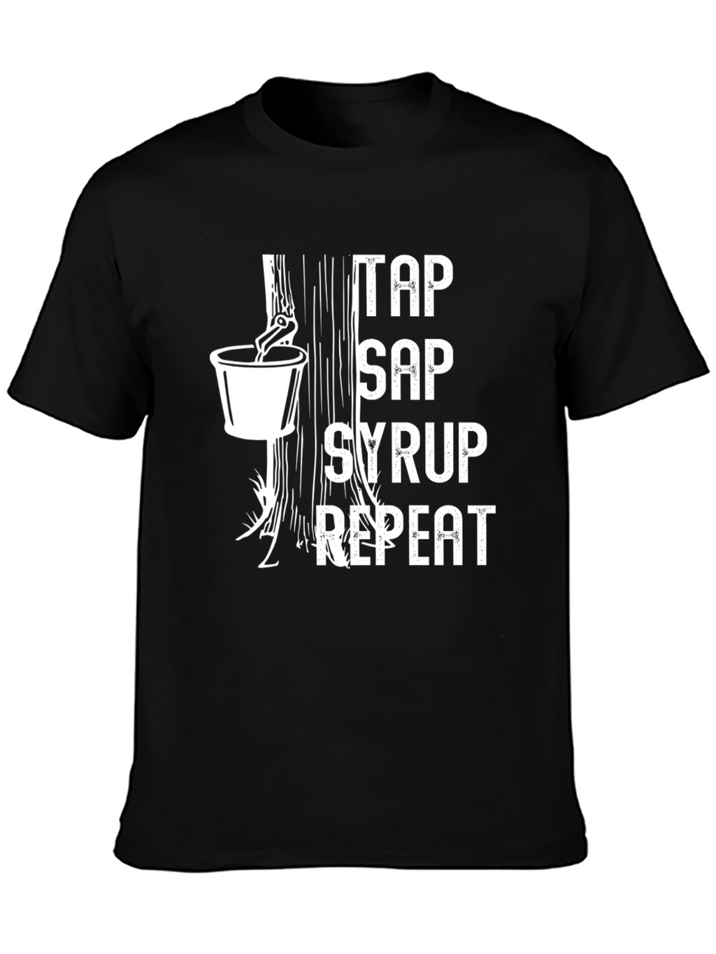 Tap Sap Syrup Repeat T-Shirt - Maple Syrup Lover