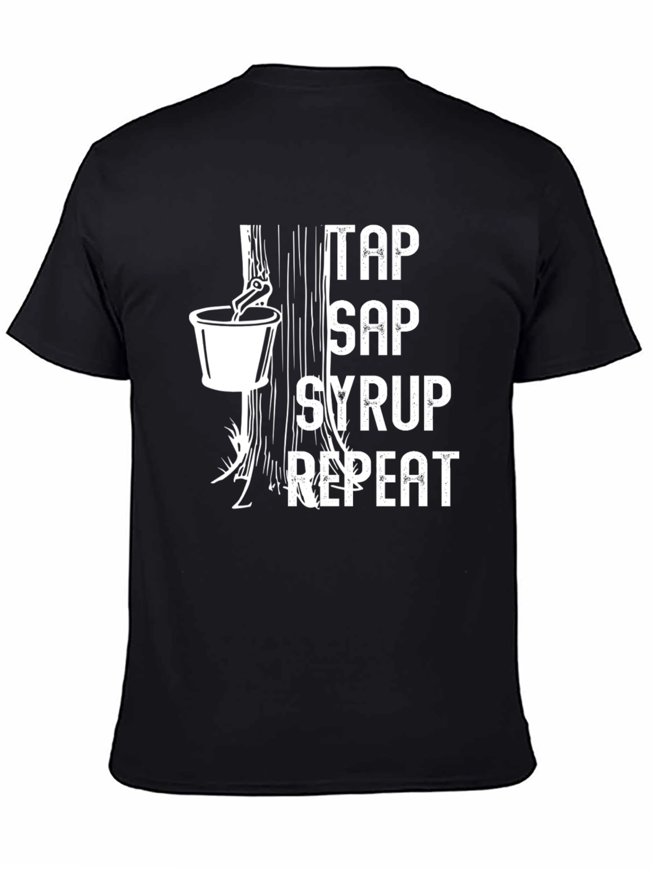 Tap Sap Syrup Repeat T-Shirt - Maple Syrup Lover
