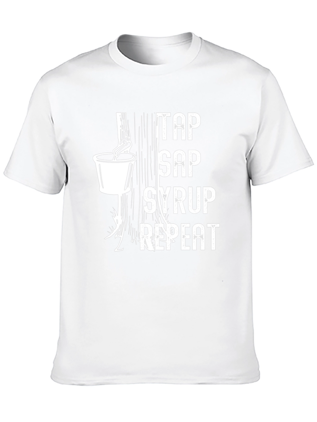 Tap Sap Syrup Repeat T-Shirt - Maple Syrup Lover