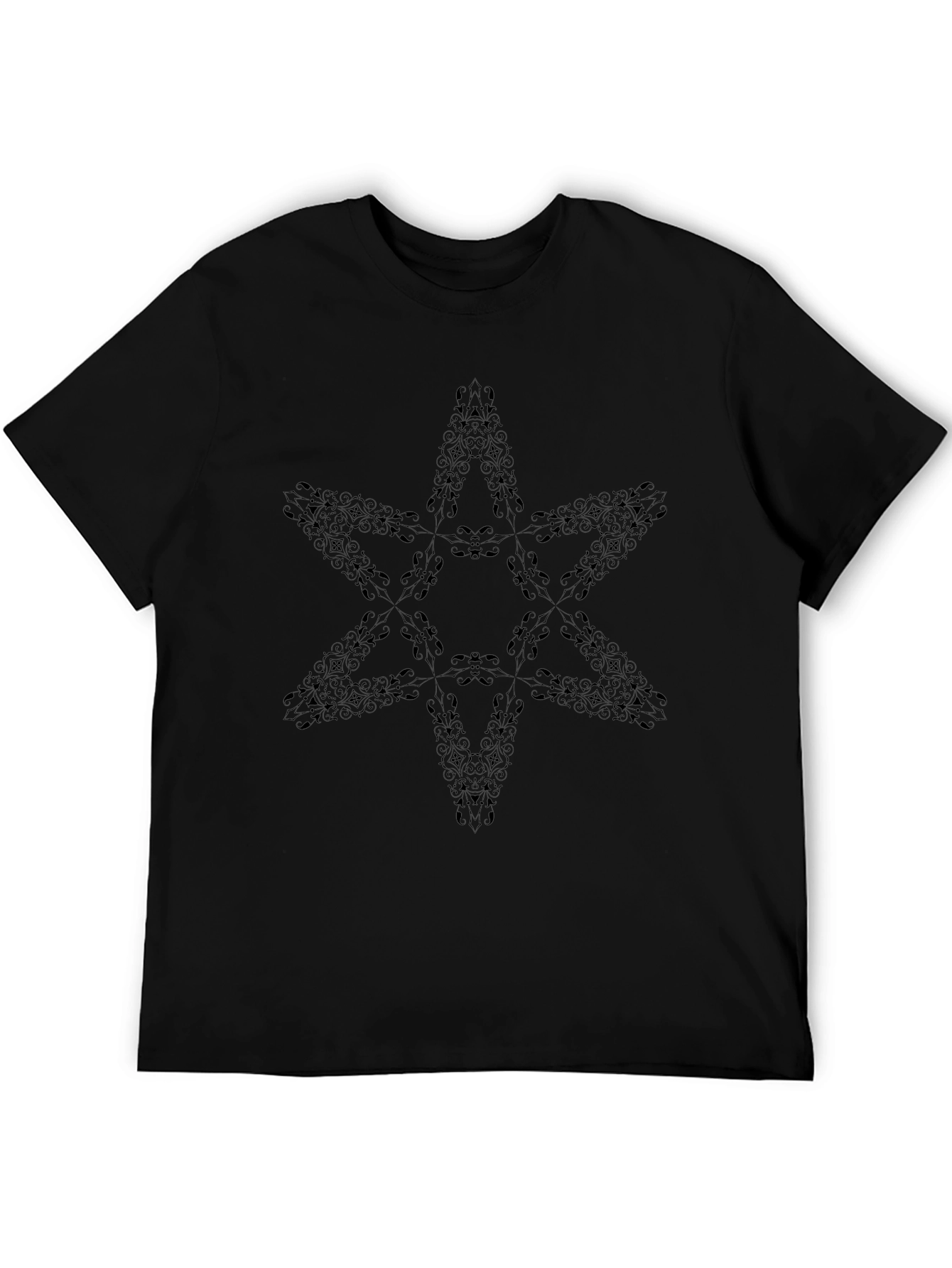 Star Graphic Black T-Shirt - Modern Casual Style