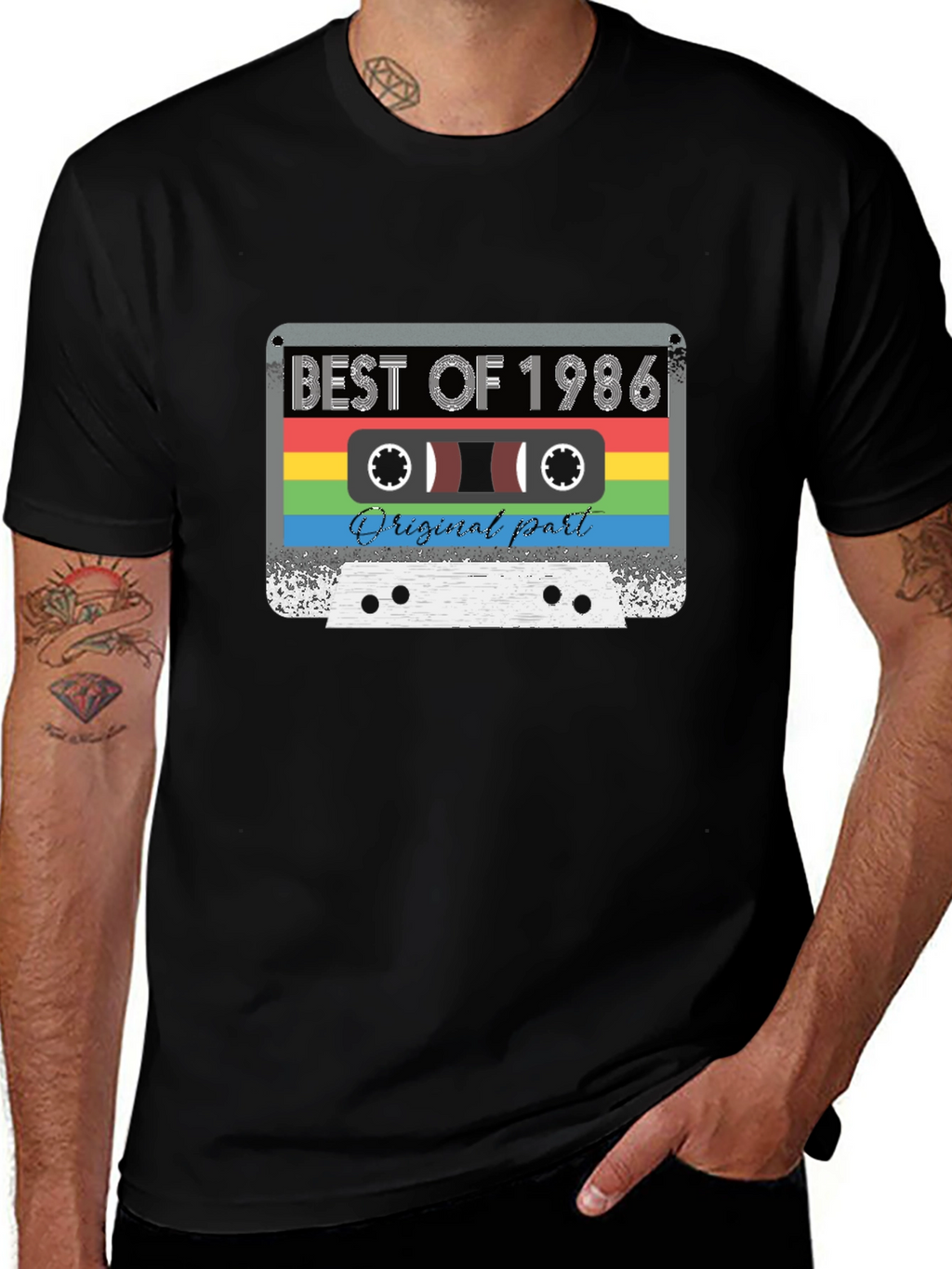 Best of 1986 Cassette Tape Graphic Tee