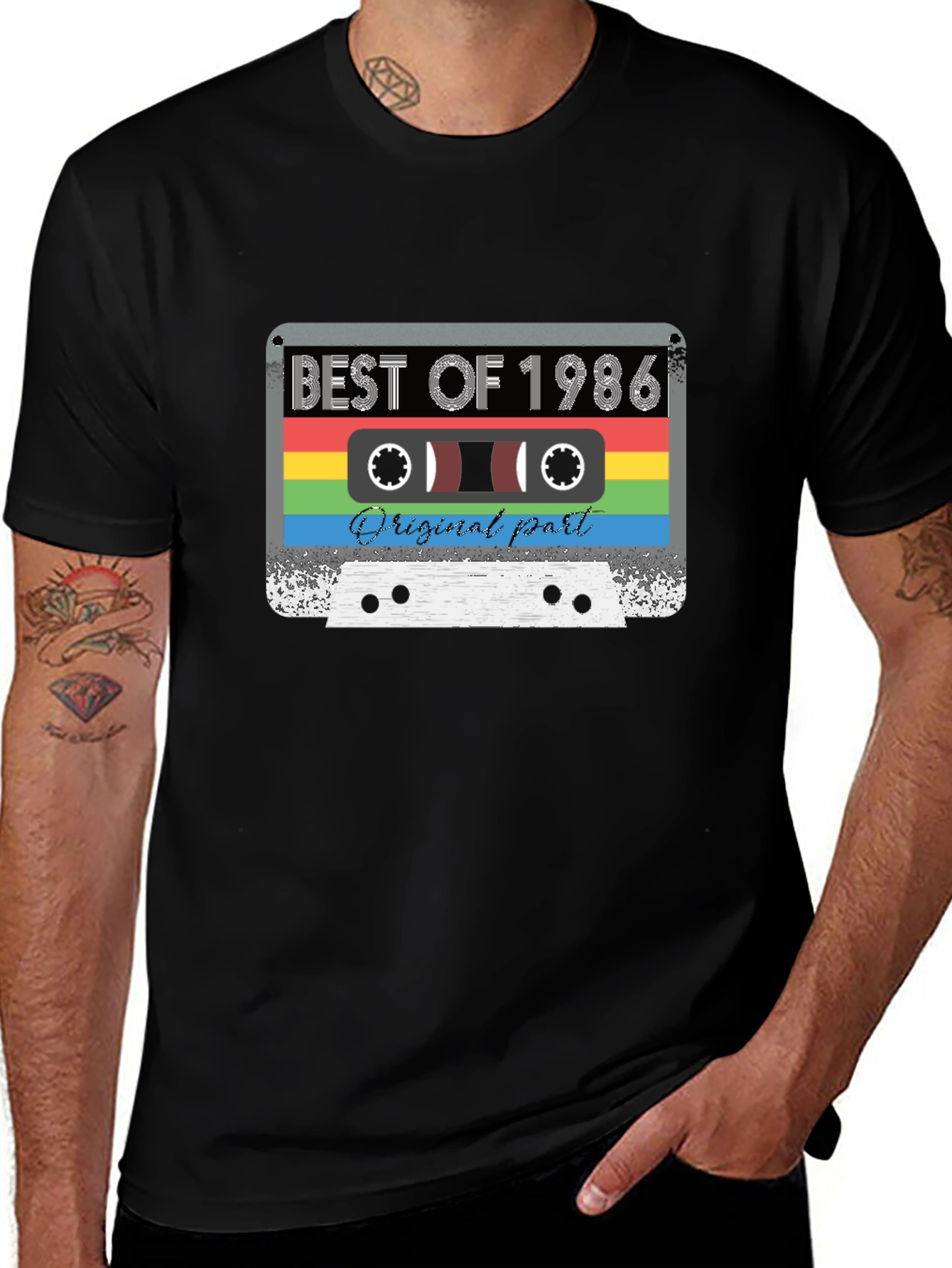 Best of 1986 Cassette Tape Graphic Tee