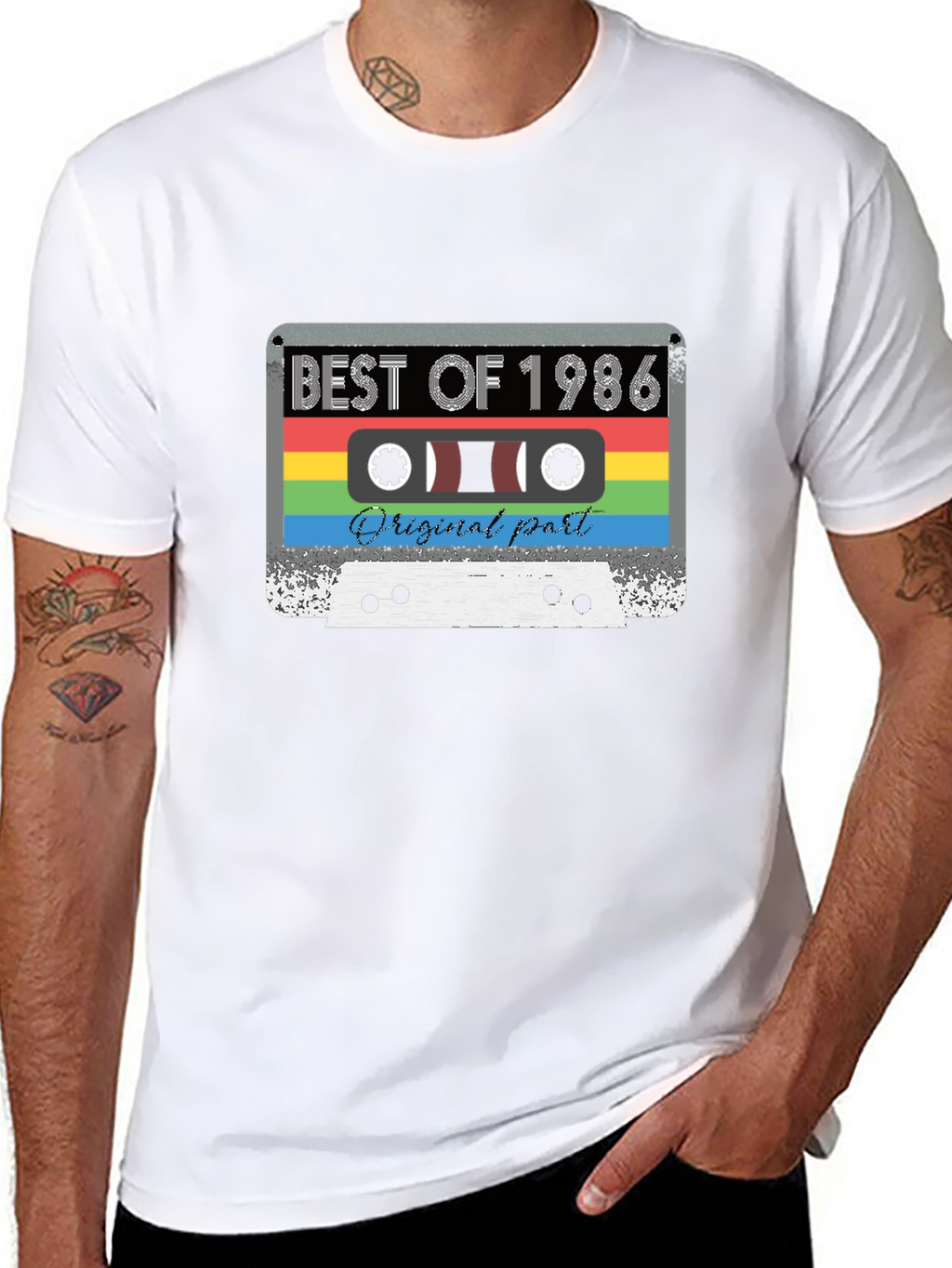Best of 1986 Cassette Tape Graphic Tee