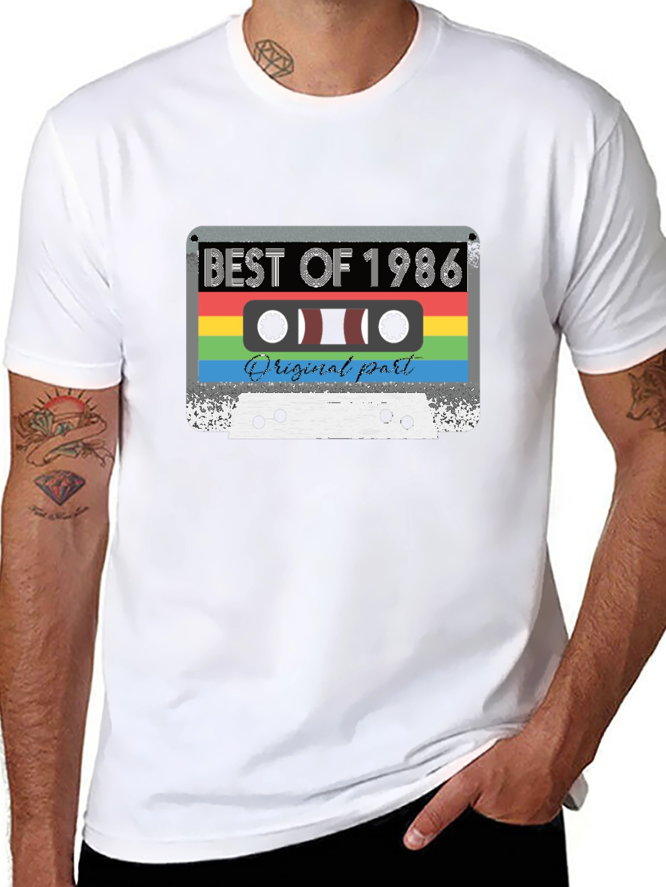 Best of 1986 Cassette Tape Graphic Tee