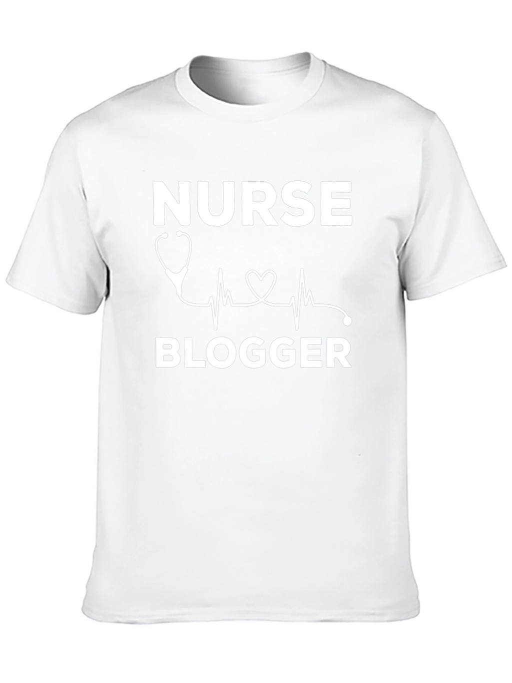 Nurse Blogger T-Shirt - Black Cotton Blend