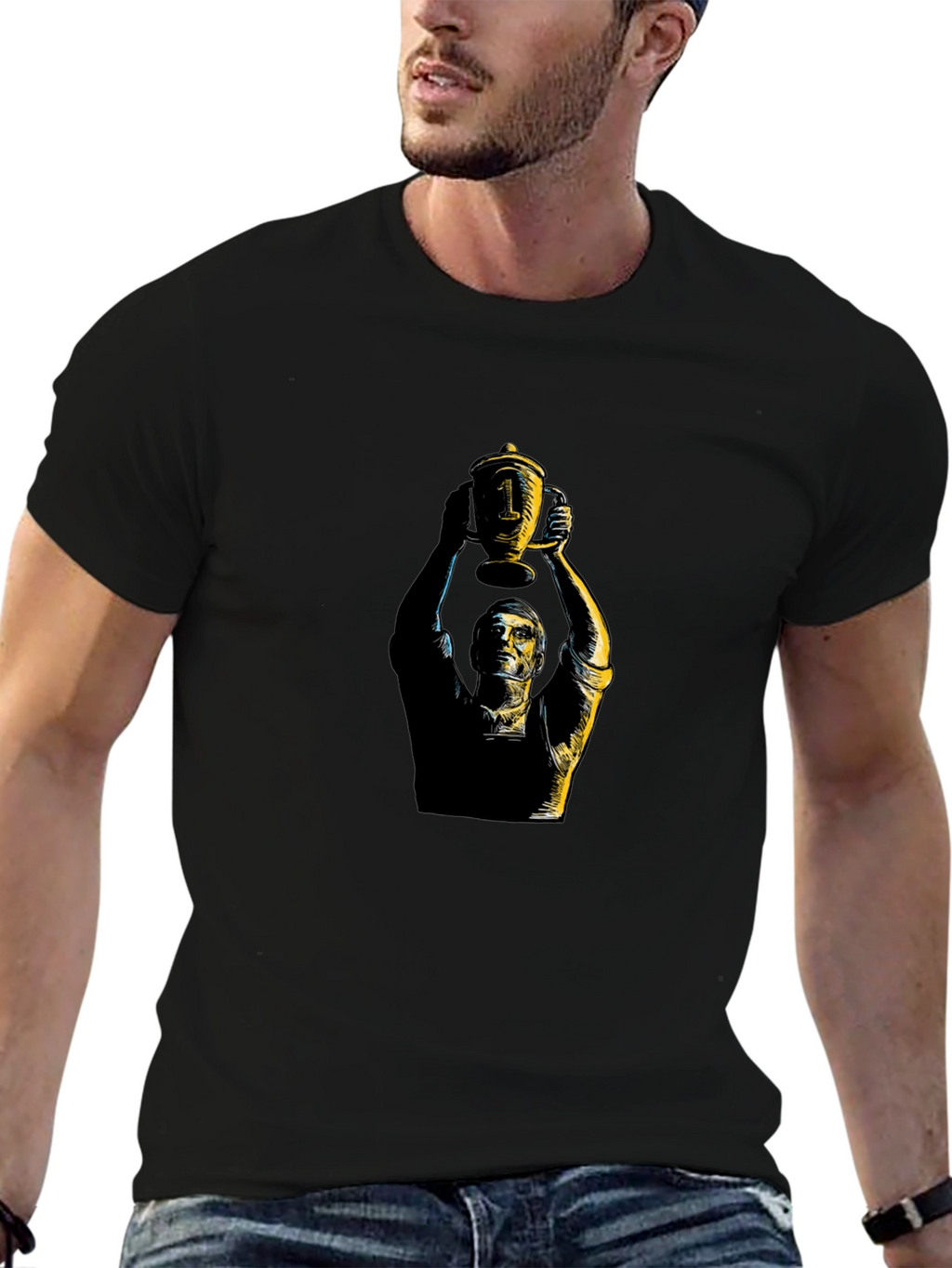 Champion Graphic Tee - Black T-Shirt