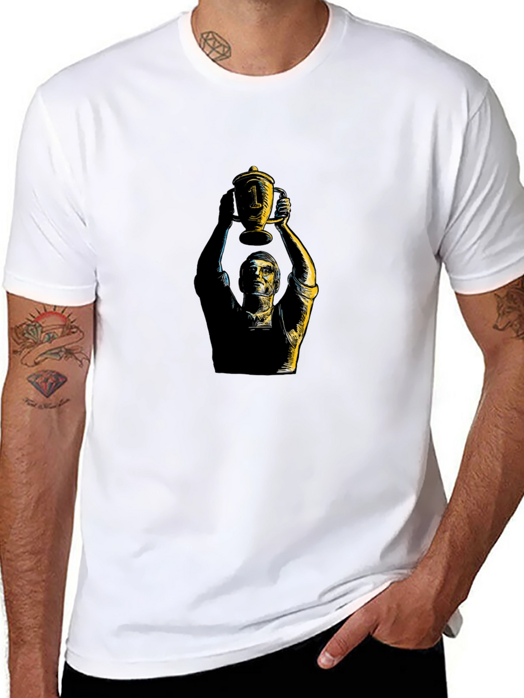 Champion Graphic Tee - Black T-Shirt