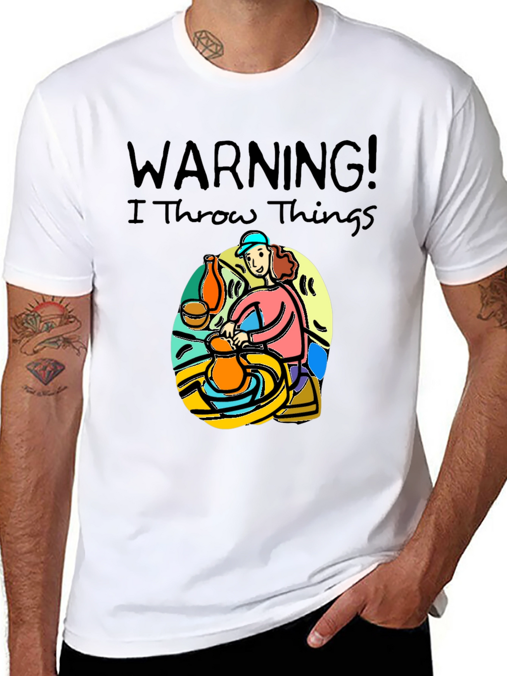Warning I Throw Things T-Shirt