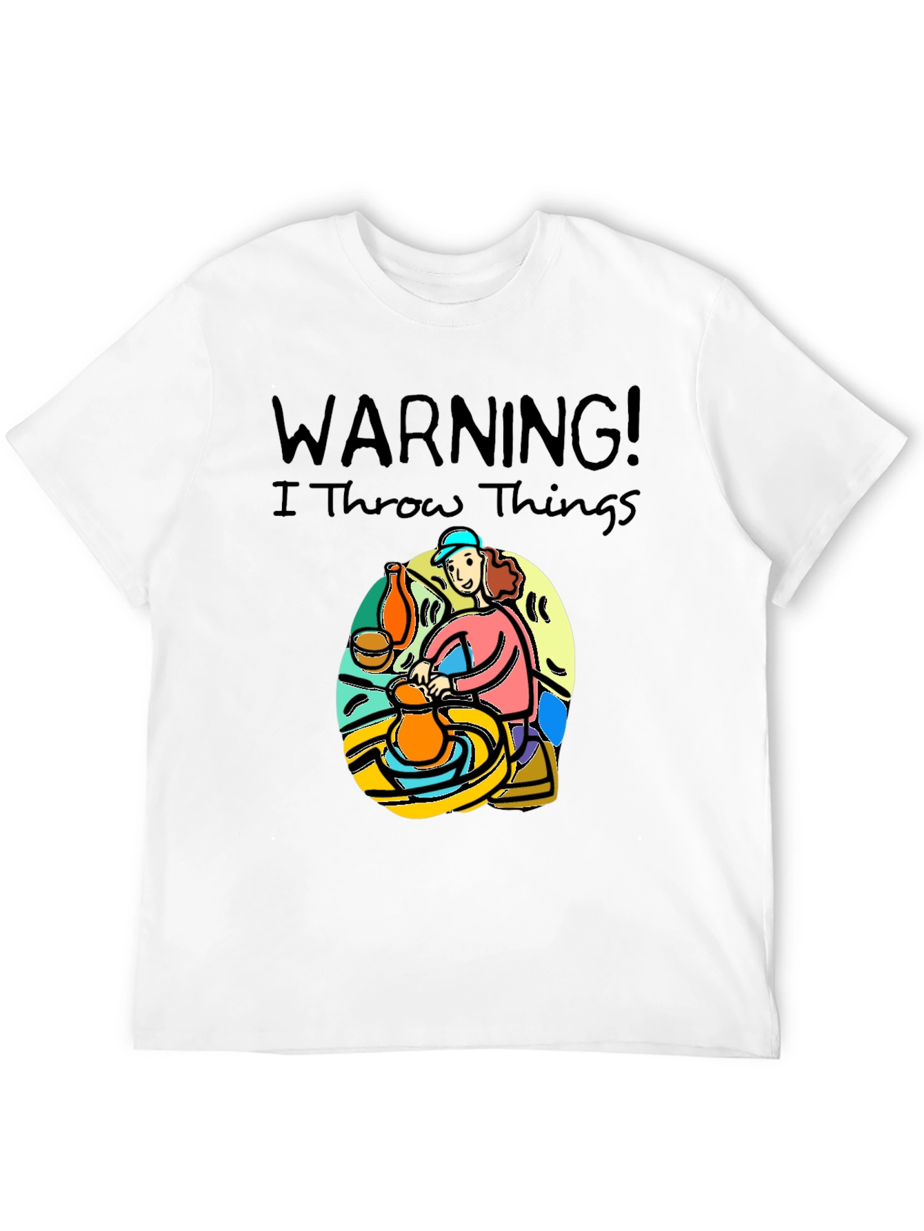 Warning I Throw Things T-Shirt